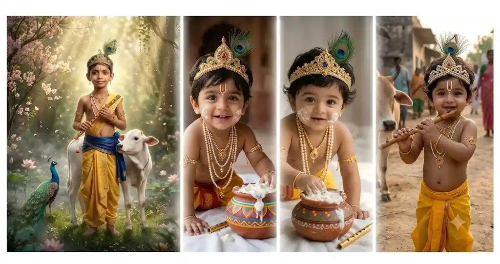 Baby Krishna Prompt Gemini AI | Create Ultra-Realistic Baby Krishna Photos